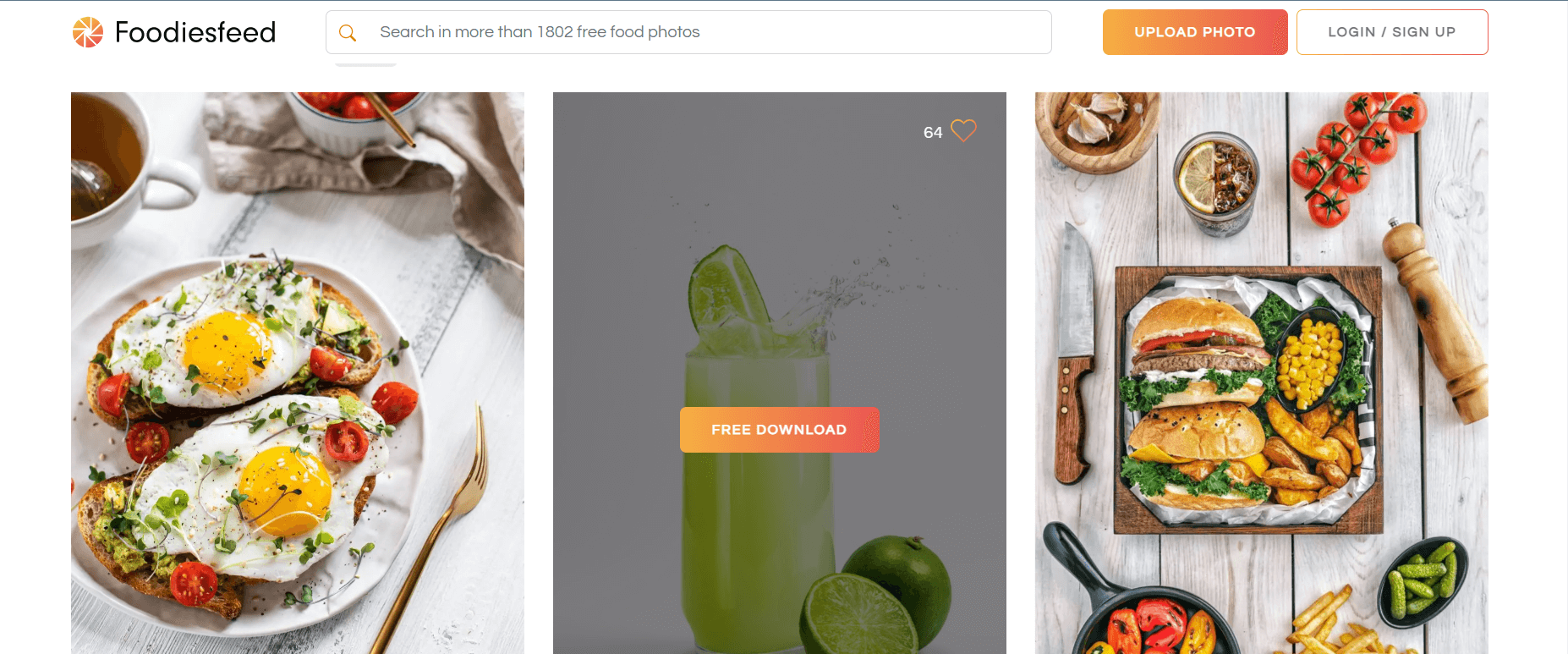 معرفی سایت عکس سایت Foodiesfeed
